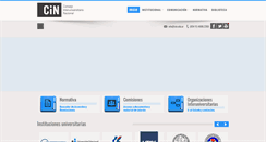Desktop Screenshot of cin.edu.ar